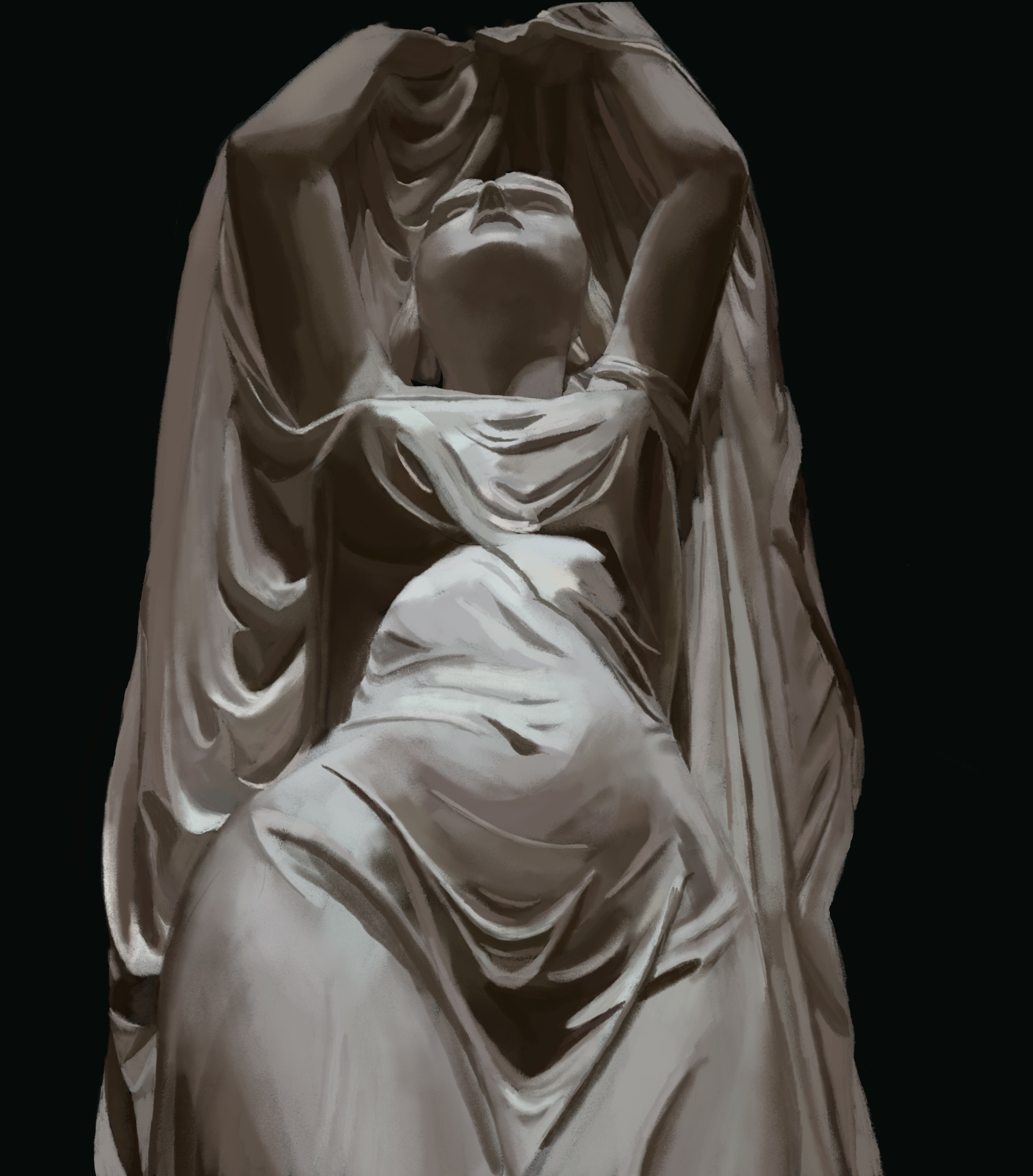 Figurative sculpture.